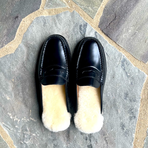 New🌟G.H. Bass Wynn Shearling Mules - Picture 5 of 6
